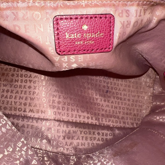 Kate Spade Burgundy Satchel Bag - Picture 4 of 8